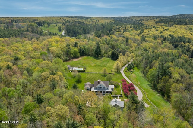258 Sandisfield Rd, New Marlborough, MA 01230 - view of subject property with a forest
