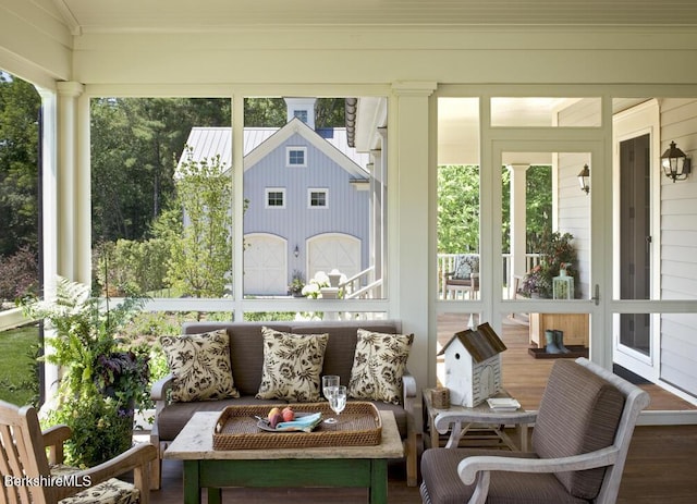 258 Sandisfield Rd, New Marlborough, MA 01230 - view of sunroom