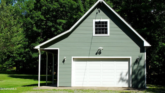 366 Clough Rd, Stamford, VT 05352 - view of detached garage