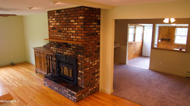 366 Clough Rd, Stamford, VT 05352 - unfurnished living room featuring wood finished floors and baseboards