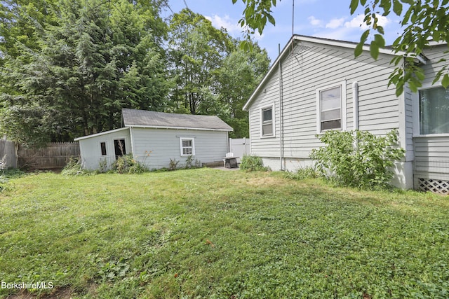 7 Chicopee St, Lanesborough, MA 01237 - view of yard with an outbuilding
