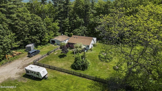 20 E Dugway Rd, Lenox, MA 01240 - view from above of property with a forest