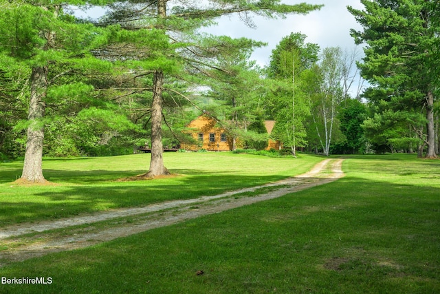 33 Interlaken Rd, Stockbridge, MA 01262 - view of home's community featuring a lawn