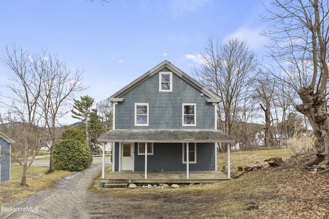495 Main St, Williamstown, MA 01267 - view of front facade with covered porch