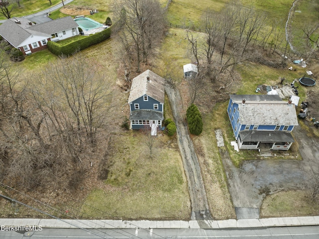 495 Main St, Williamstown, MA 01267 - birds eye view of property