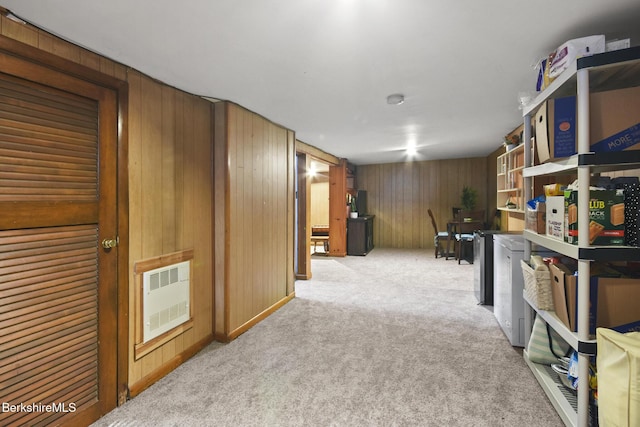 178 Harryel St, Pittsfield, MA 01201 - basement with wood walls, stairs, and wood finished floors