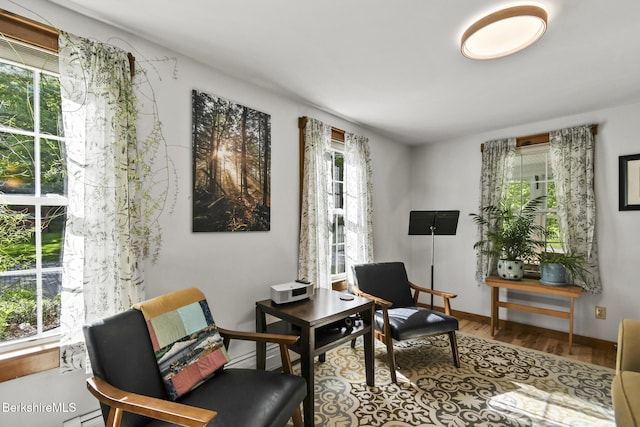 288 Johnson Rd, Dalton, MA 01226 - sitting room featuring plenty of natural light, wood finished floors, and baseboards