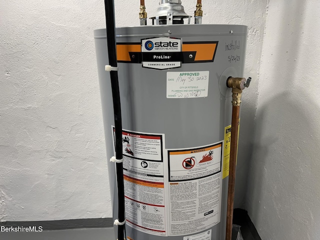 utilities featuring water heater