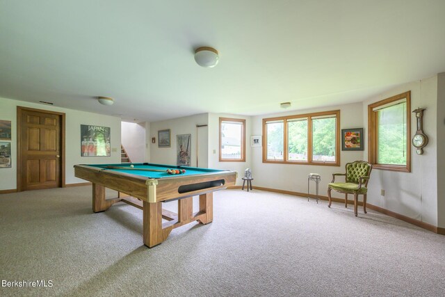 26 Filomena Dr, Pittsfield, MA 01201 - playroom featuring carpet and billiards