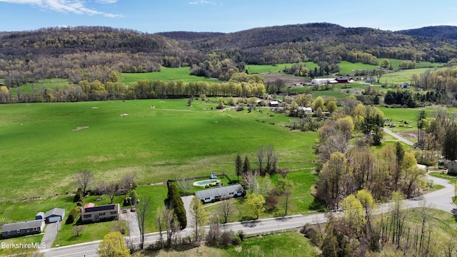 75 E Rd, Adams, MA 01220 - aerial view of sparsely populated area with mountains