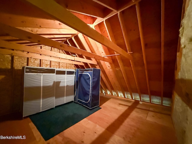 232 Harrington Rd, Otis, MA 01253 - view of unfinished attic