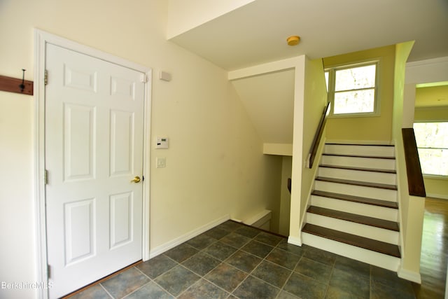 232 Harrington Rd, Otis, MA 01253 - stairs featuring baseboards