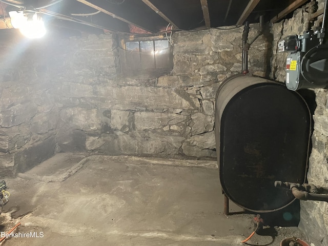 view of basement