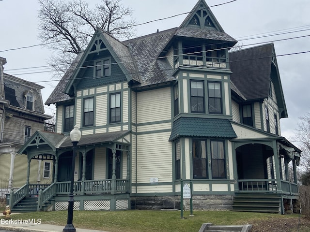 victorian home with a porch