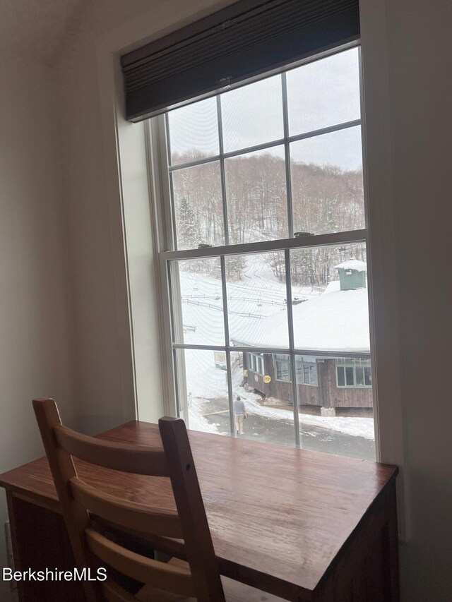 view of dining area