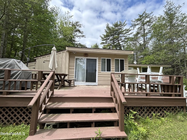 369 Pine Rd, Otis, MA 01253 - view of wooden deck