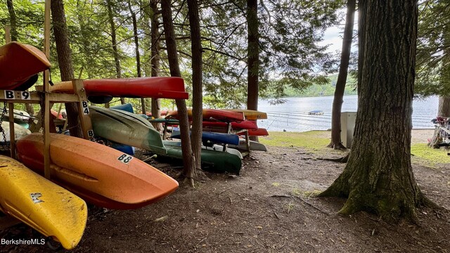 15 Elk Dr, Lee, MA 01238 - view of jungle gym featuring a water view