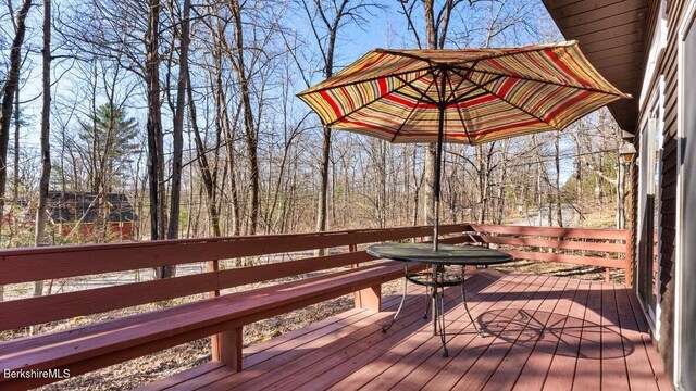15 Elk Dr, Lee, MA 01238 - view of wooden terrace