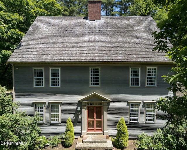 view of rear view of property