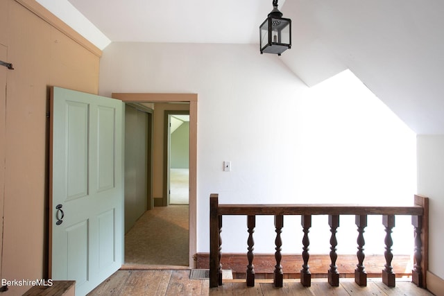 bonus room with lofted ceiling