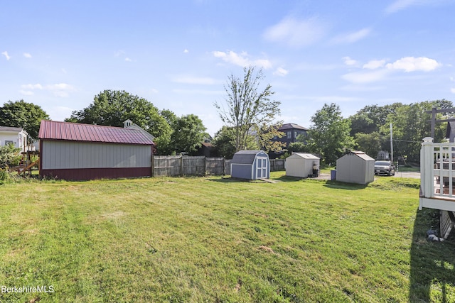 450 E Main St, North Adams, MA 01247 - view of yard featuring a storage unit