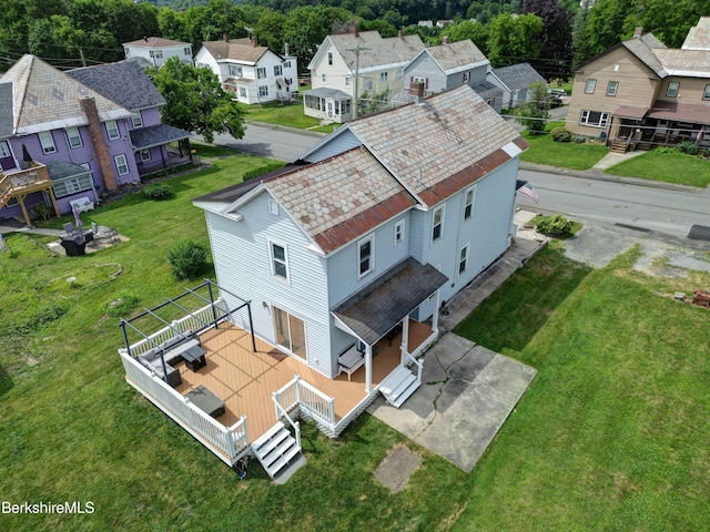 450 E Main St, North Adams, MA 01247 - aerial view of residential area