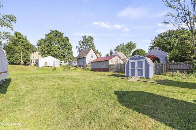 450 E Main St, North Adams, MA 01247 - view of yard with a shed and a residential view