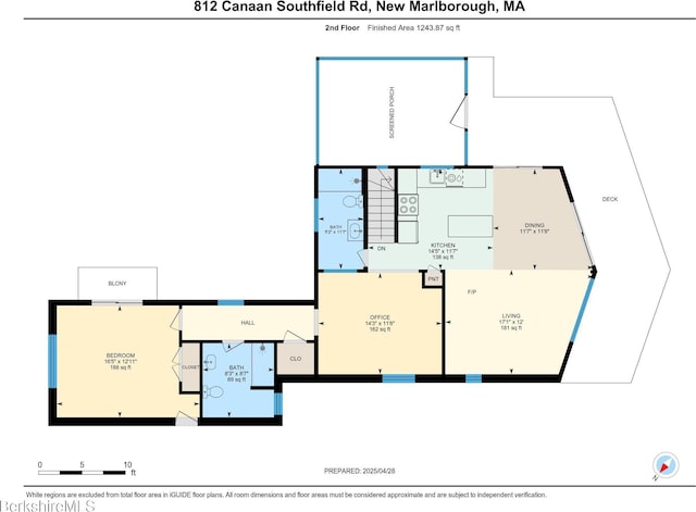 812 Canaan Southfield Rd, New Marlborough, MA 01259 - property floor plan