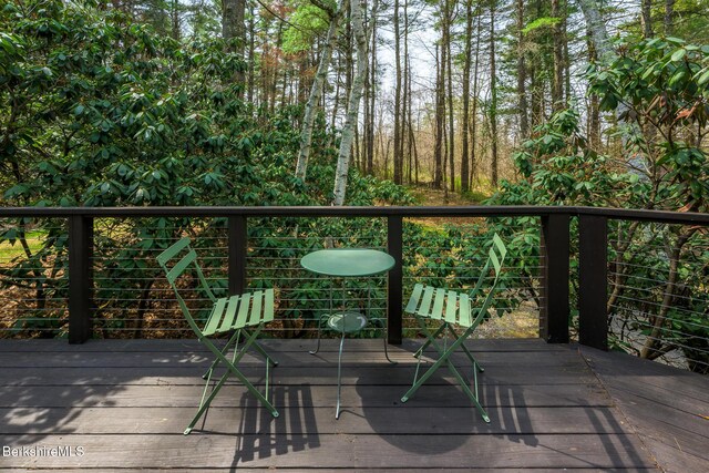 812 Canaan Southfield Rd, New Marlborough, MA 01259 - view of wooden deck