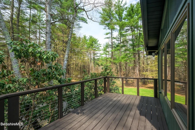 812 Canaan Southfield Rd, New Marlborough, MA 01259 - view of wooden terrace