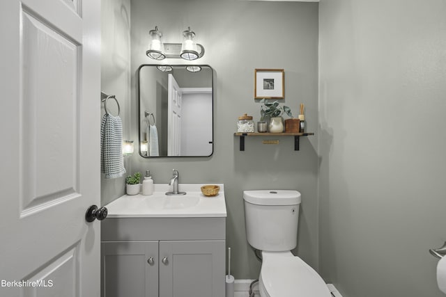 679 Middle Pownal Rd, Pownal, VT 05261 - bathroom with toilet and vanity
