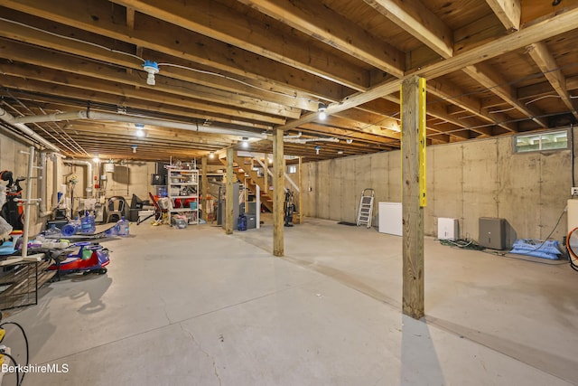 679 Middle Pownal Rd, Pownal, VT 05261 - view of unfinished basement