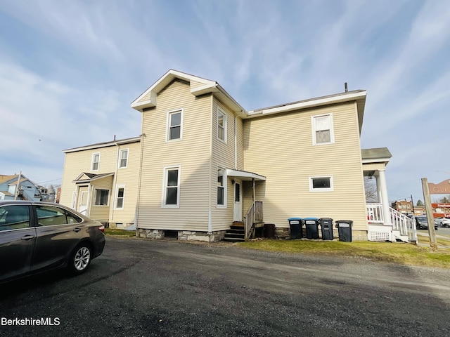 view of back of property