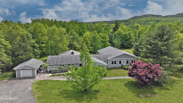 458 Monterey Rd, Great Barrington, MA 01230 - view of subject property with a forest