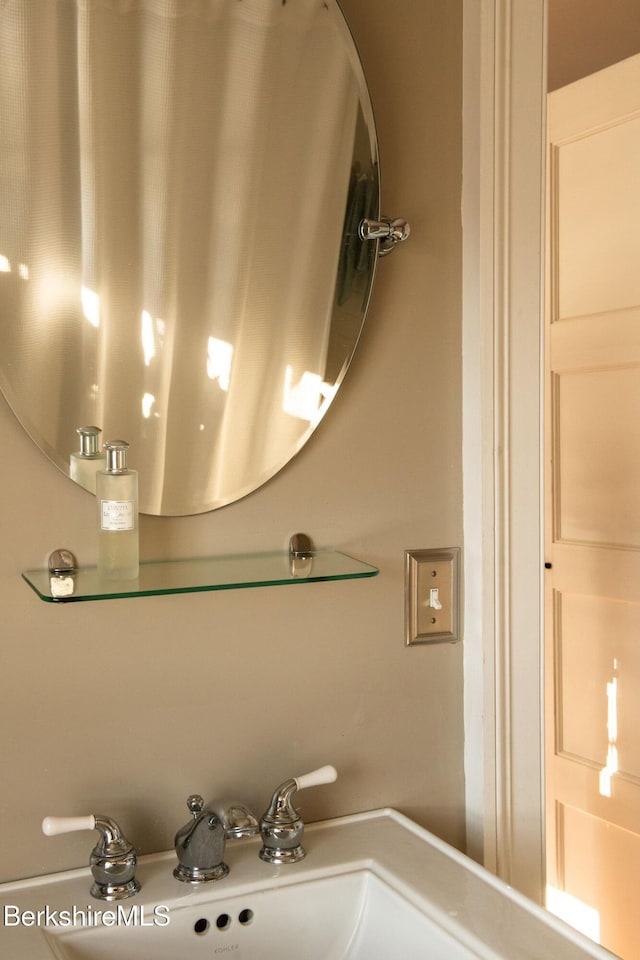 bathroom with a sink