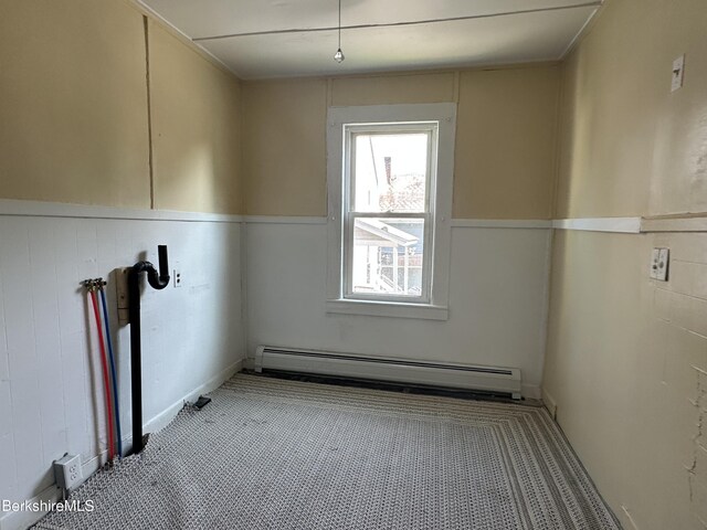 287 Houghton St, North Adams, MA 01247 - washroom featuring a baseboard heating unit