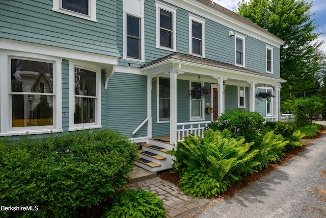 163 Cole Ave, Williamstown, MA 01267 - view of front of home with covered porch