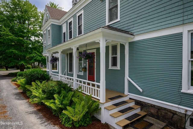 163 Cole Ave, Williamstown, MA 01267 - view of property exterior featuring covered porch
