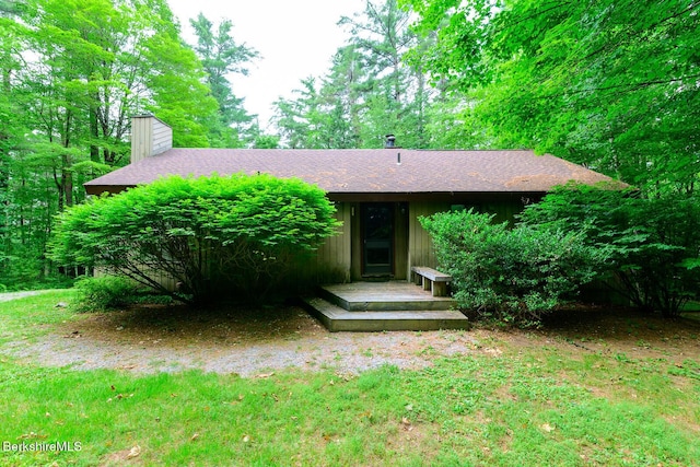 303 Lakeshore Dr, Sandisfield, MA 01255 - view of front of property with a chimney