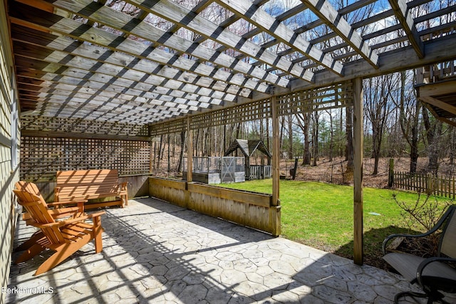 924 Henderson Rd, Williamstown, MA 01267 - view of patio with a pergola