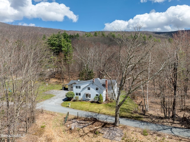 924 Henderson Rd, Williamstown, MA 01267 - aerial view of property and surrounding area with a forest