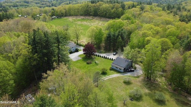 924 Henderson Rd, Williamstown, MA 01267 - aerial view of sparsely populated area with a heavily wooded area