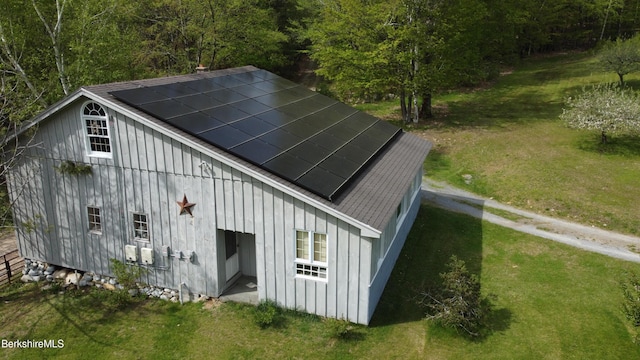 924 Henderson Rd, Williamstown, MA 01267 - view of outbuilding featuring solar panels