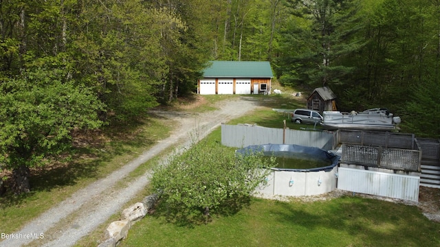 924 Henderson Rd, Williamstown, MA 01267 - aerial view of property and surrounding area featuring a heavily wooded area