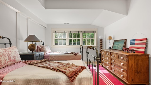 232 Giberson Rd, Sheffield, MA 01257 - bedroom featuring lofted ceiling