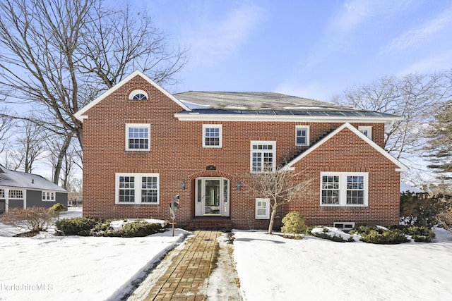 view of colonial inspired home