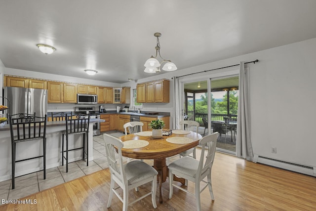 927 Holmes Rd, Pittsfield, MA 01201 - dining area featuring light wood-style flooring