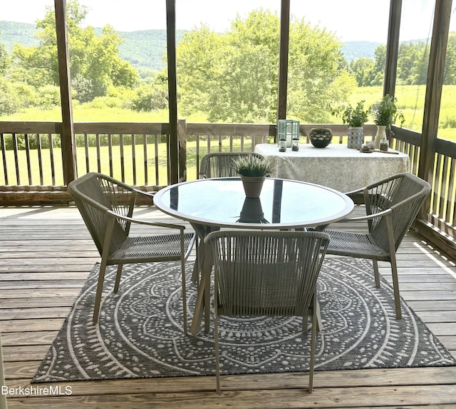 927 Holmes Rd, Pittsfield, MA 01201 - deck featuring outdoor dining area