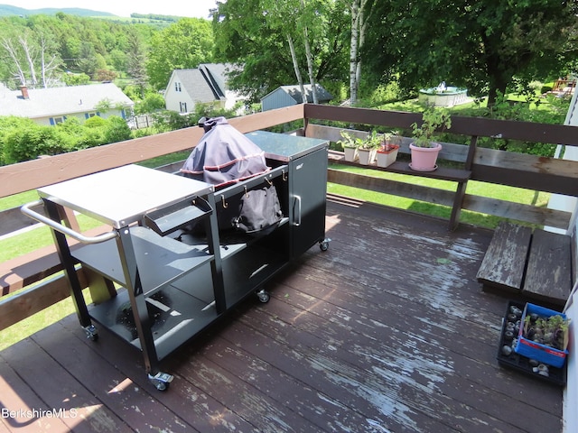 19 Grandview Ter, Adams, MA 01220 - view of wooden deck