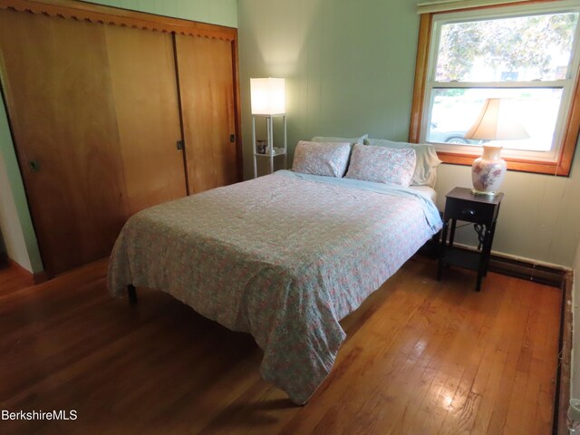 19 Grandview Ter, Adams, MA 01220 - bedroom featuring a closet, wood finished floors, and baseboards